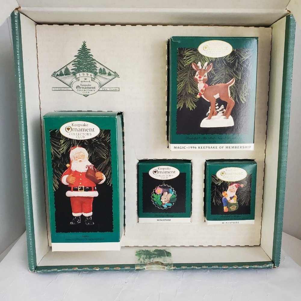 1996 Hallmark Keepsake Ornaments Collectors Club Membership Kit